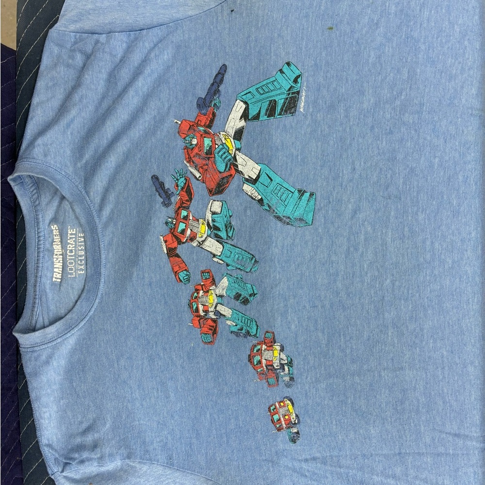 Transformers Lootcrate Exclusive Blue T-Shirt